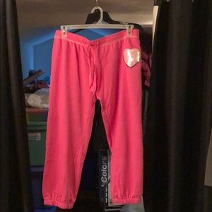 Pink Pajama Pants Size Large